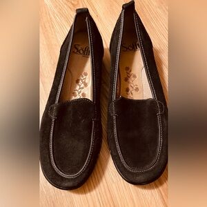 Sofft Women's Black Leather Loafers